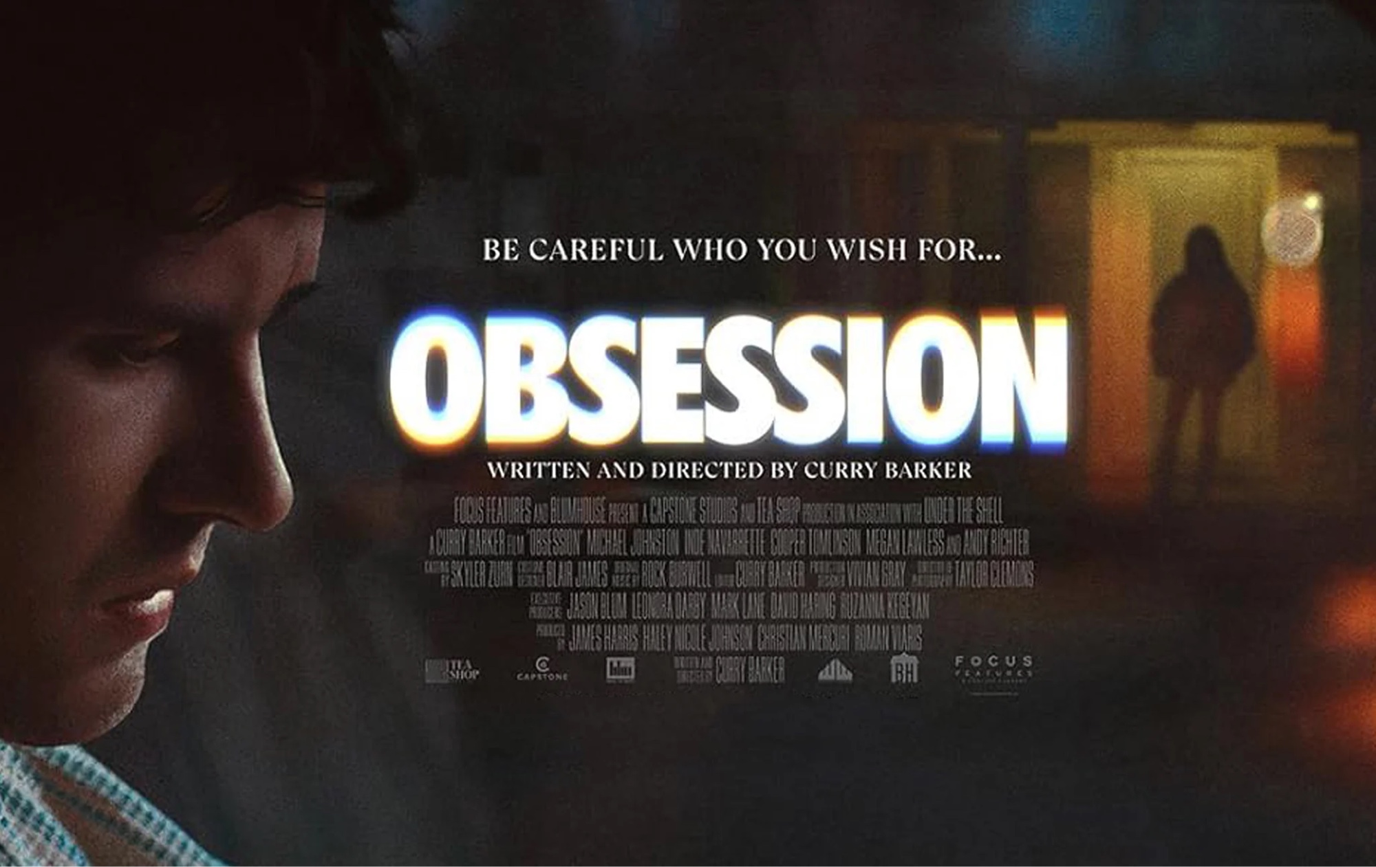 Obsession (2026) — directed by Curry Barker, starring Inde Navarrette and Michael Johnston, official poster